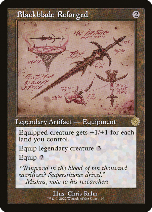 Blackblade Reforged (BRR-069) - The Brothers' War Retro Artifacts