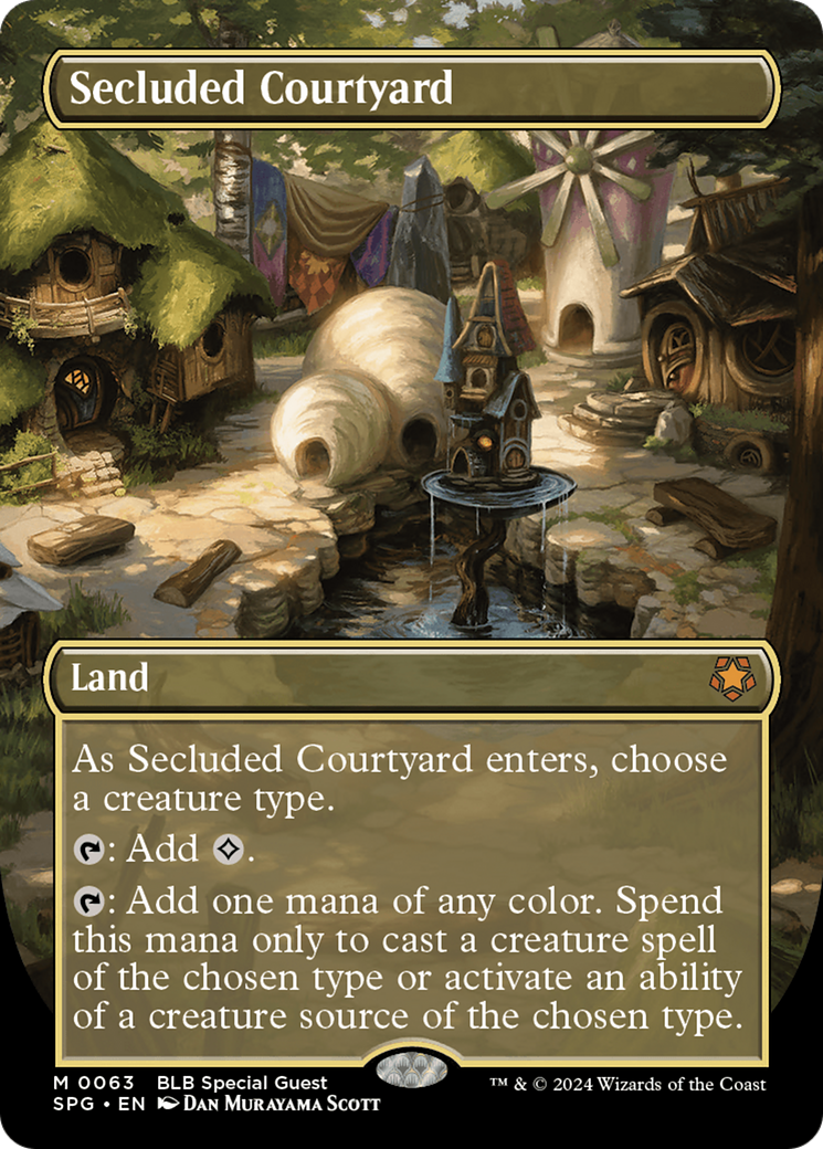 Secluded Courtyard (SPG-063) - Special Guests (Borderless)
