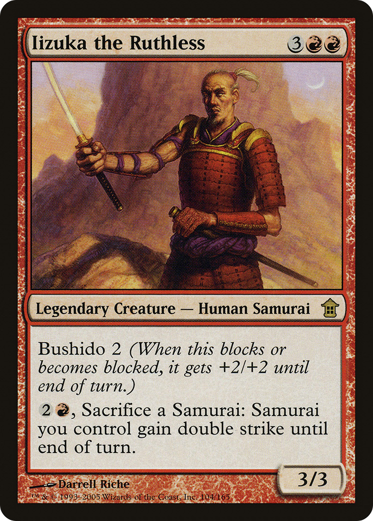 Iizuka the Ruthless (SOK-104) - Saviors of Kamigawa Foil