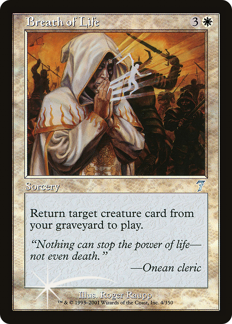 Breath of Life (7ED-04★) - Seventh Edition Foil