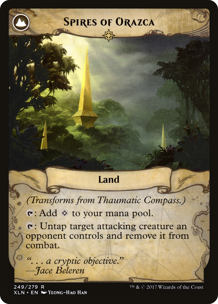 Thaumatic Compass // Spires of Orazca (LIST-XLN-249) - The List: (compasslanddfc)