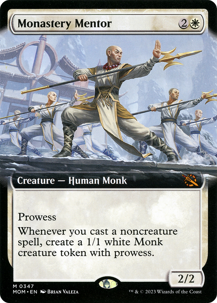 Monastery Mentor (MOM-347) - March of the Machine: (Extended Art) Foil