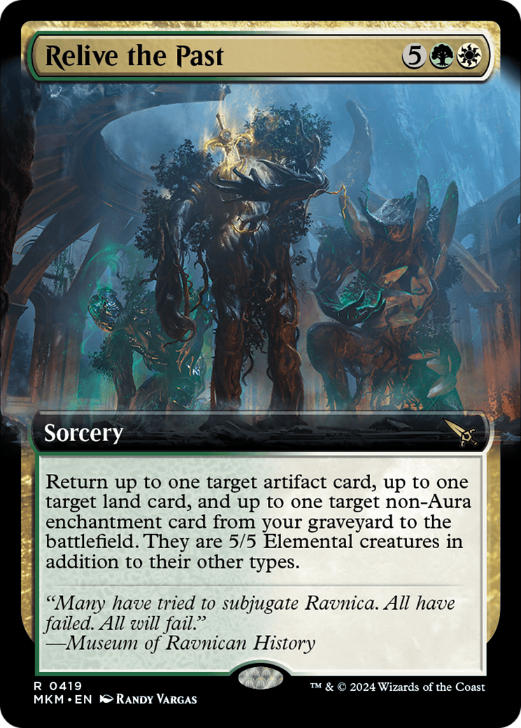 Relive the Past (MKM-419) - Murders at Karlov Manor: (Extended Art) Foil