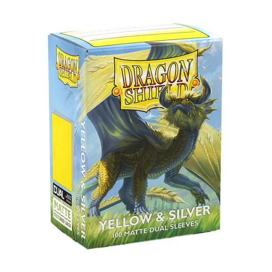 Dragon shield Dual Matte:  Yellow & Silver