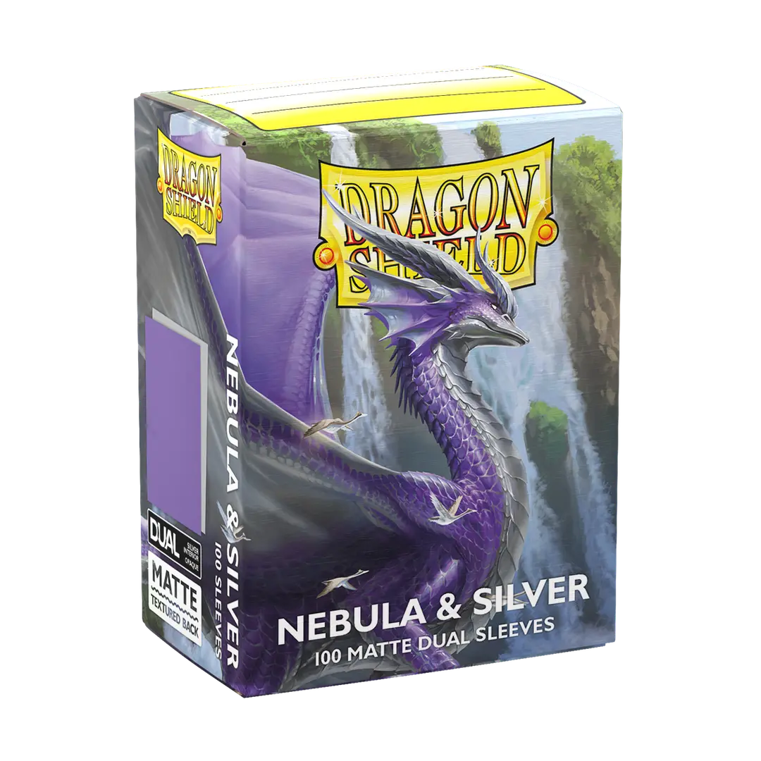 Dragon shield Dual Matte:  Nebula & Silver