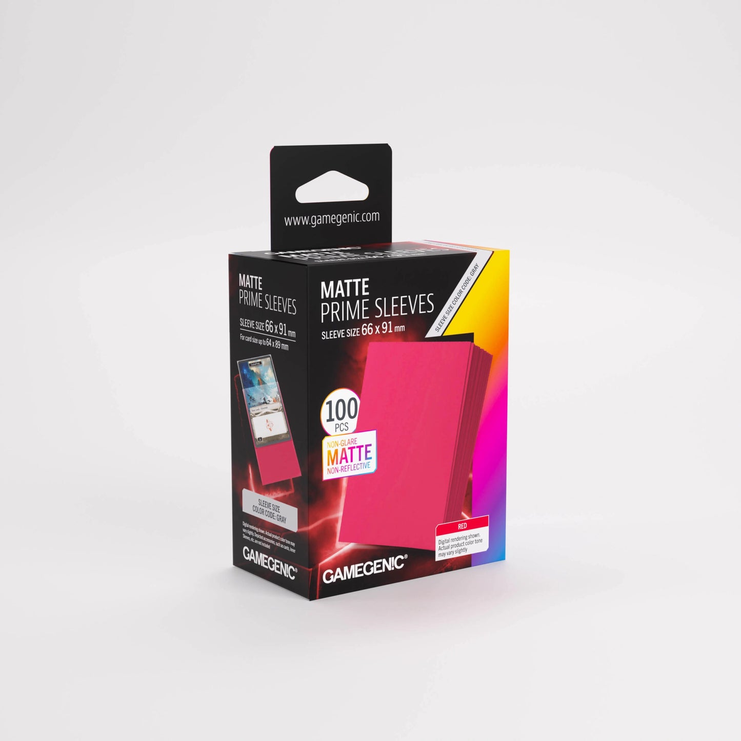 Matte Prime Sleeves - Red
