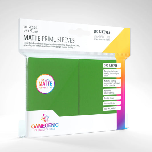 Matte Prime Sleeves: Green