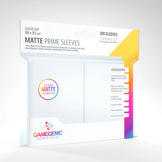 Matte Prime Sleeves: White