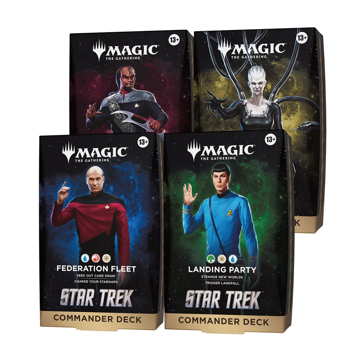 Star Trek - Commander Deck set of 4 decks