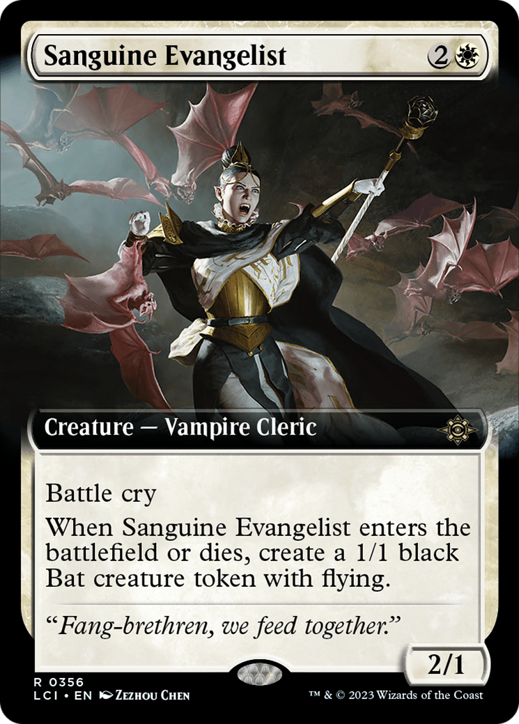 Sanguine Evangelist (LCI-356) - The Lost Caverns of Ixalan: (Extended Art)