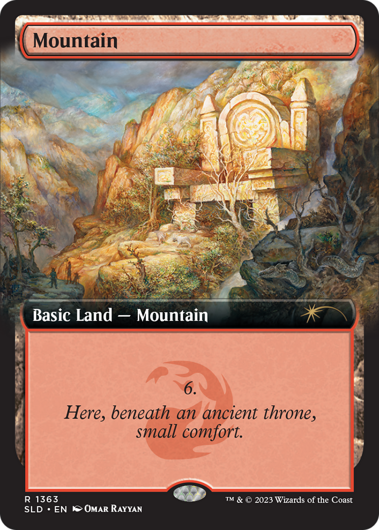 Mountain (SLD-1363) - Secret Lair Drop: (Extended Art) Foil