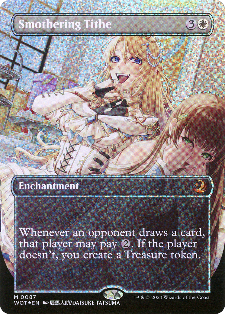 Smothering Tithe (WOT-087) - Wilds of Eldraine: Enchanting Tales (Borderless) Foil