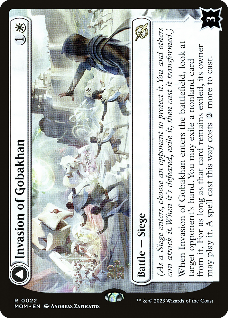 Invasion of Gobakhan // Lightshield Array (PRE-022) - March of the Machine Promos Foil