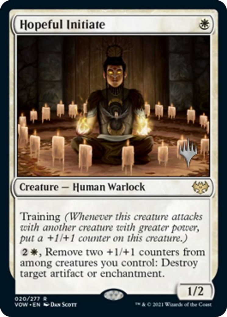 Hopeful Initiate (PPMOM-20P) - Innistrad: Crimson Vow Promos