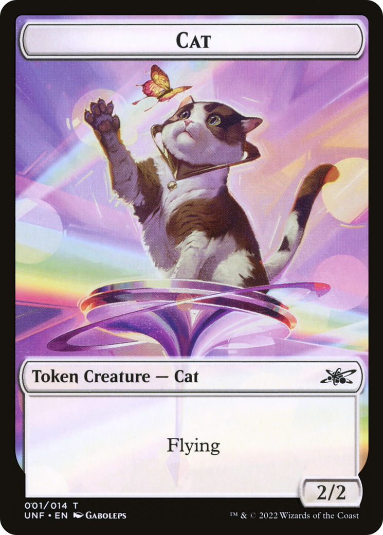 Cat (UNF-001) - Unfinity Tokens Foil