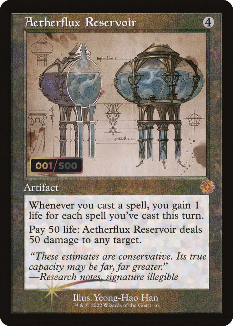 Aetherflux Reservoir (BRR-065) - The Brothers' War Retro Artifacts Foil