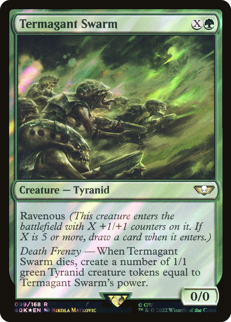 Termagant Swarm (40K-99★) - Warhammer 40,000 Commander Foil