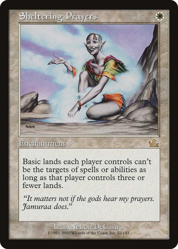 Sheltering Prayers (PCY-022) - Prophecy Foil