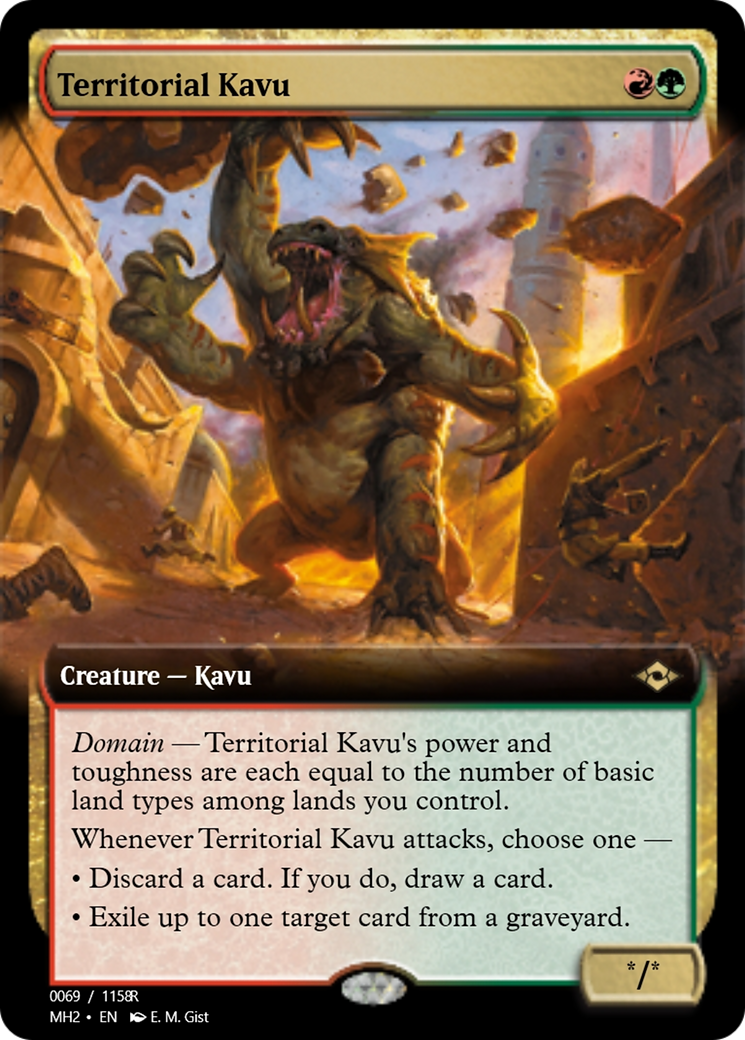 Territorial Kavu (PRM-91339) - Magic Online Promos Foil