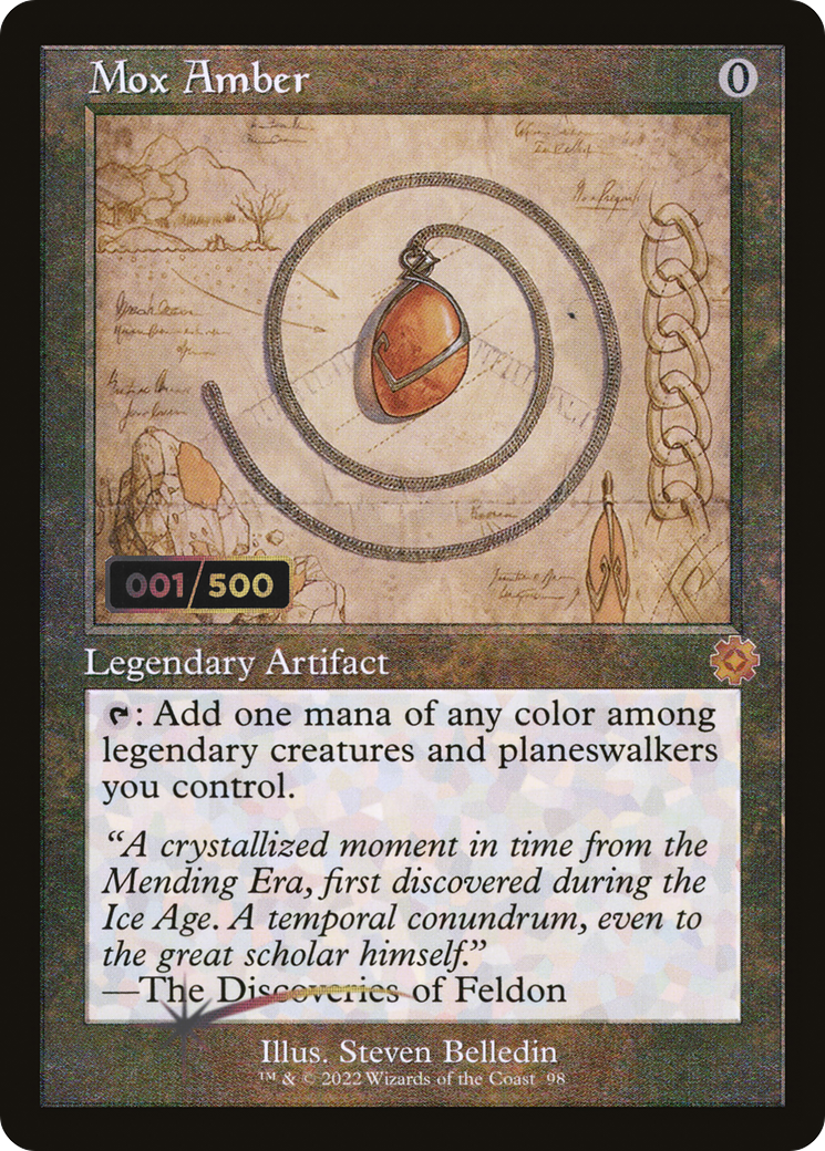 Mox Amber (BRR-098) - The Brothers' War Retro Artifacts Foil