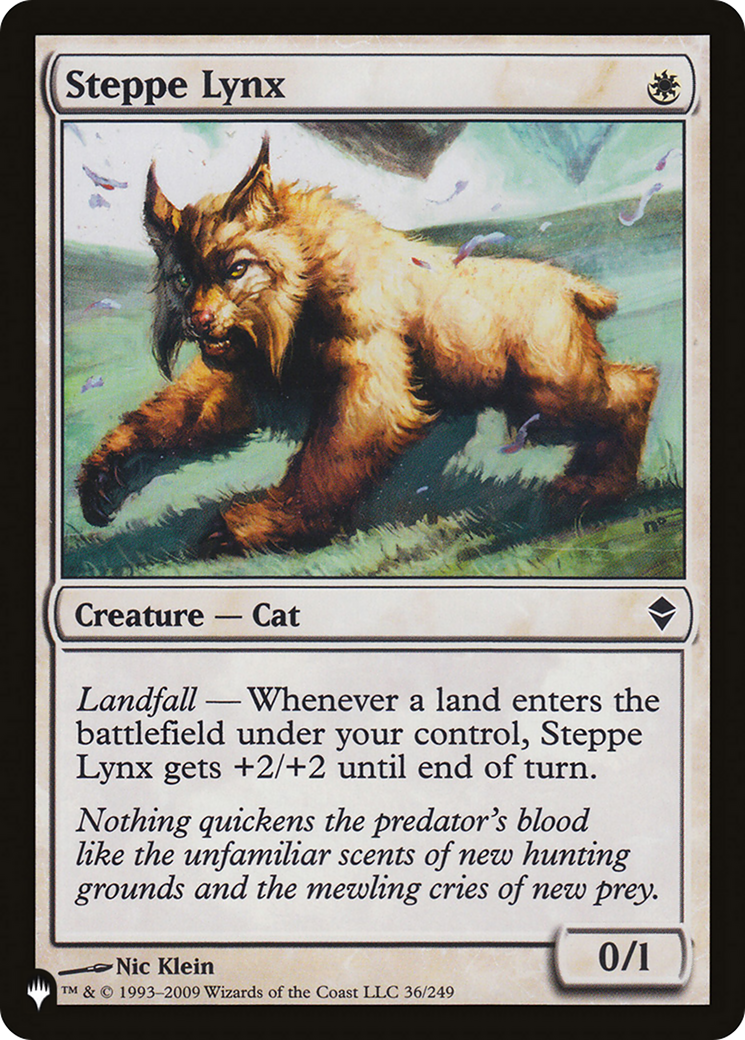 Steppe Lynx (LIST-36/249) - The List