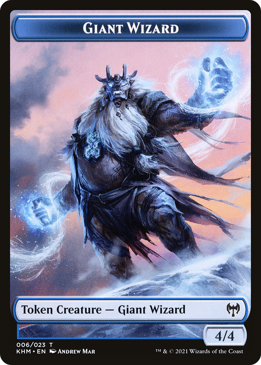 Giant Wizard (KHM-006) - Kaldheim Tokens