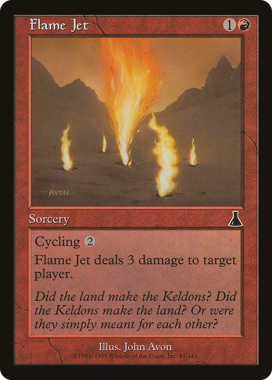 Flame Jet (UDS-081) - Urza's Destiny
