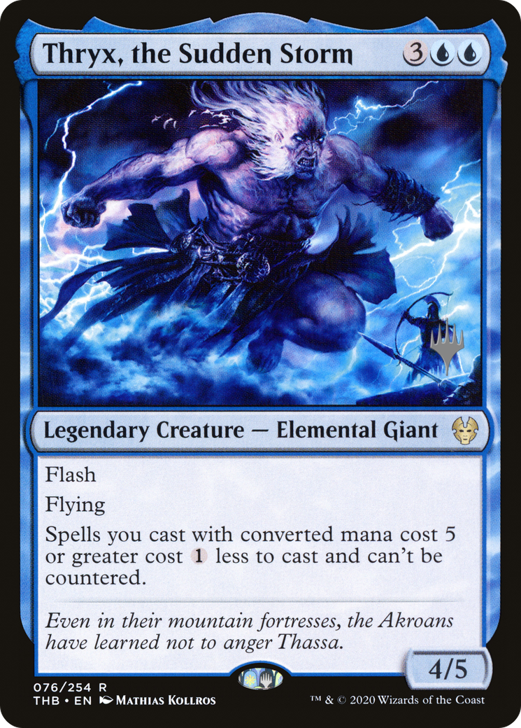 Thryx, the Sudden Storm (PPTHB-76P) - Theros Beyond Death Promos Foil