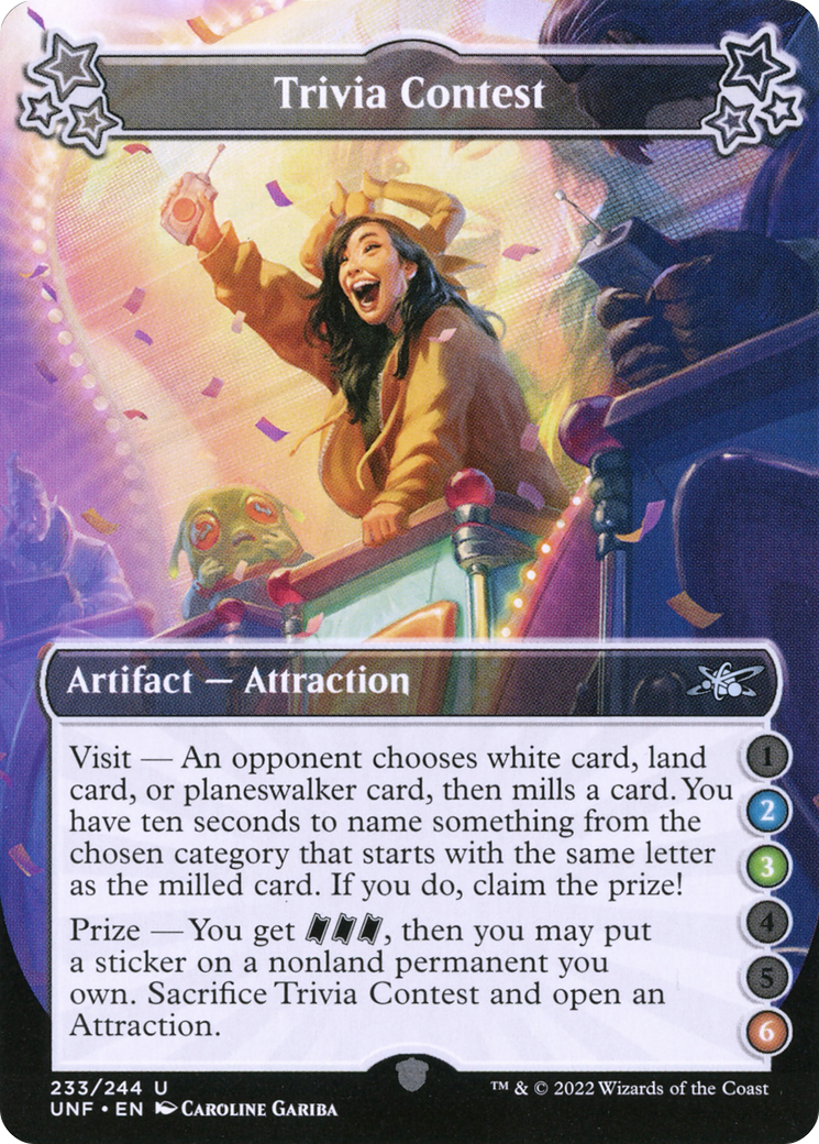 Trivia Contest (UNF-233) - Unfinity