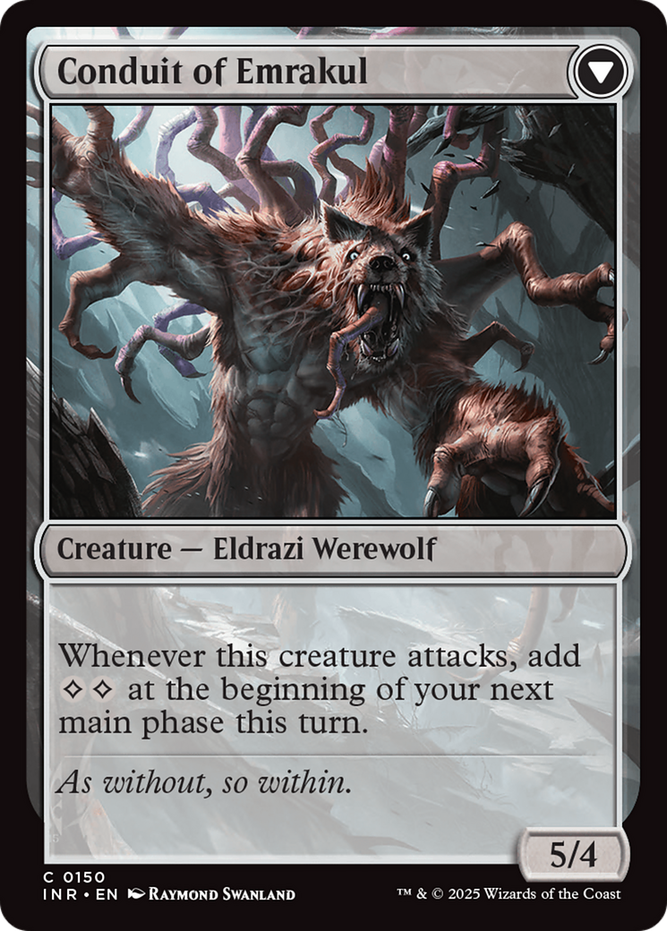 Conduit of Storms // Conduit of Emrakul (INR-150) - Innistrad Remastered Foil