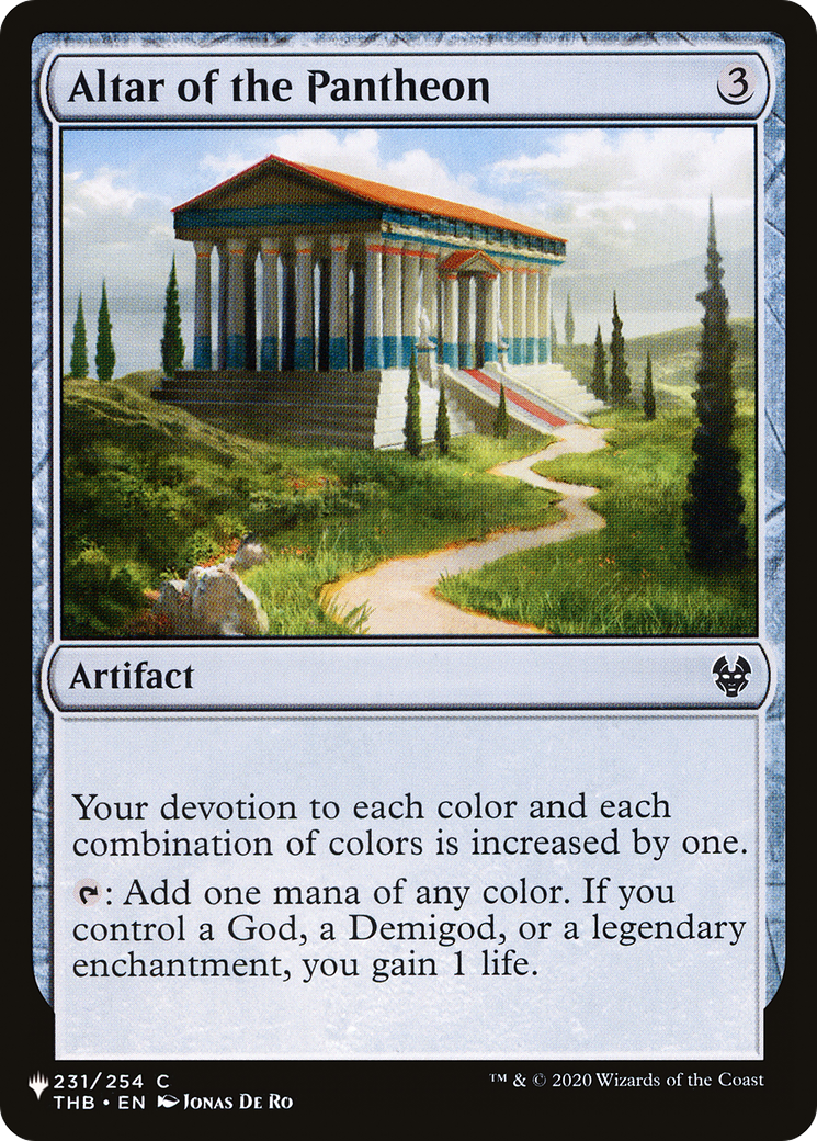Altar of the Pantheon (LIST-THB-231) - The List