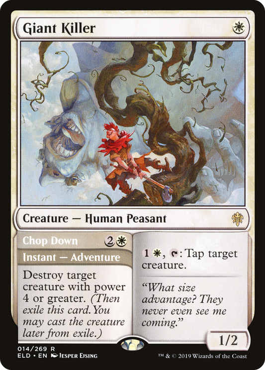 Giant Killer // Chop Down (PPELD-14P) - Throne of Eldraine Promos Foil