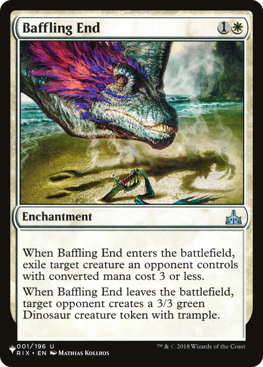 Baffling End (LIST-001/196) - The List