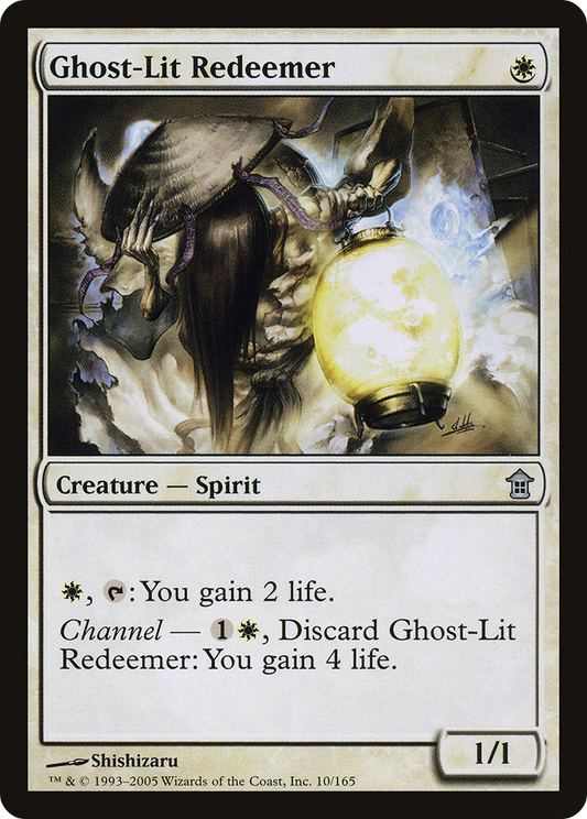 Ghost-Lit Redeemer (SOK-010) - Saviors of Kamigawa Foil