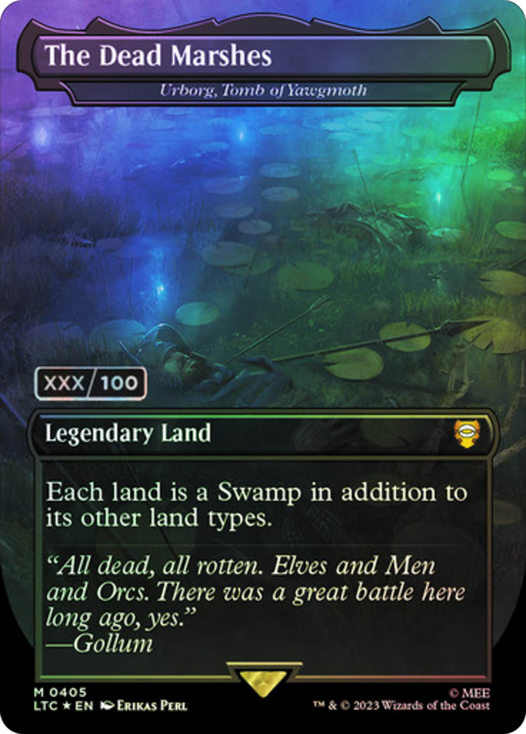 Urborg, Tomb of Yawgmoth (LTC-405) - Tales of Middle-earth Commander / The Dead Marshes (Borderless) Foil