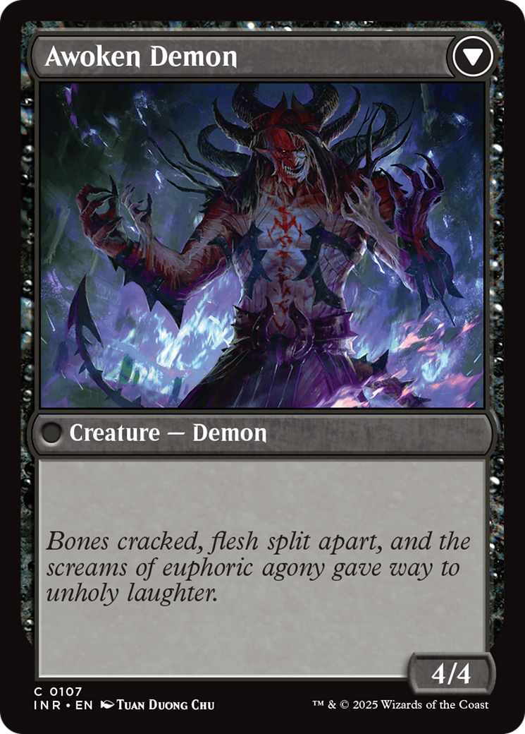 Ecstatic Awakener // Awoken Demon (INR-107) - Innistrad Remastered
