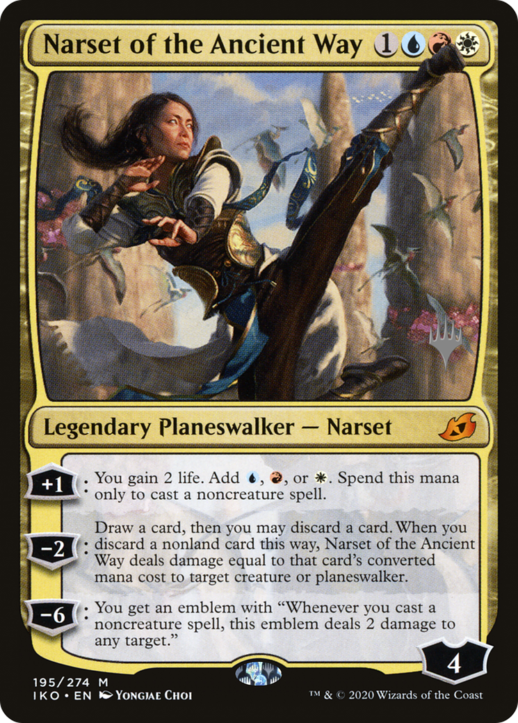 Narset of the Ancient Way (PPIKO-195) - Ikoria: Lair of Behemoths Promos