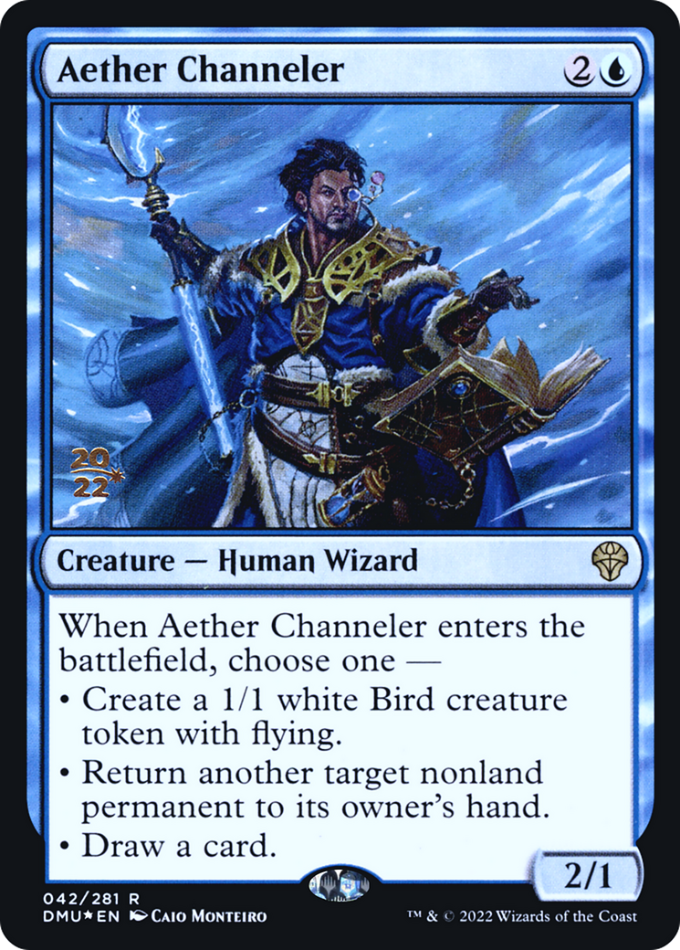 Aether Channeler (PRE-42S) - Dominaria United Promos Foil