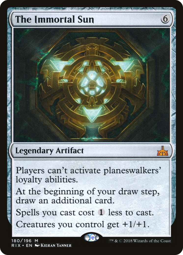 The Immortal Sun (RIX-180) - Rivals of Ixalan Foil
