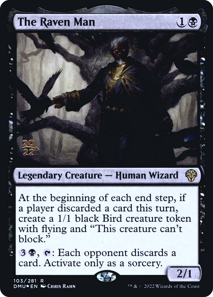 The Raven Man (PRE-103S) - Dominaria United Promos Foil