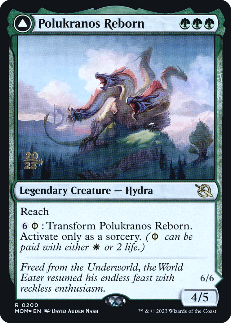 Polukranos Reborn // Polukranos, Engine of Ruin (PRE-200) - March of the Machine Promos Foil