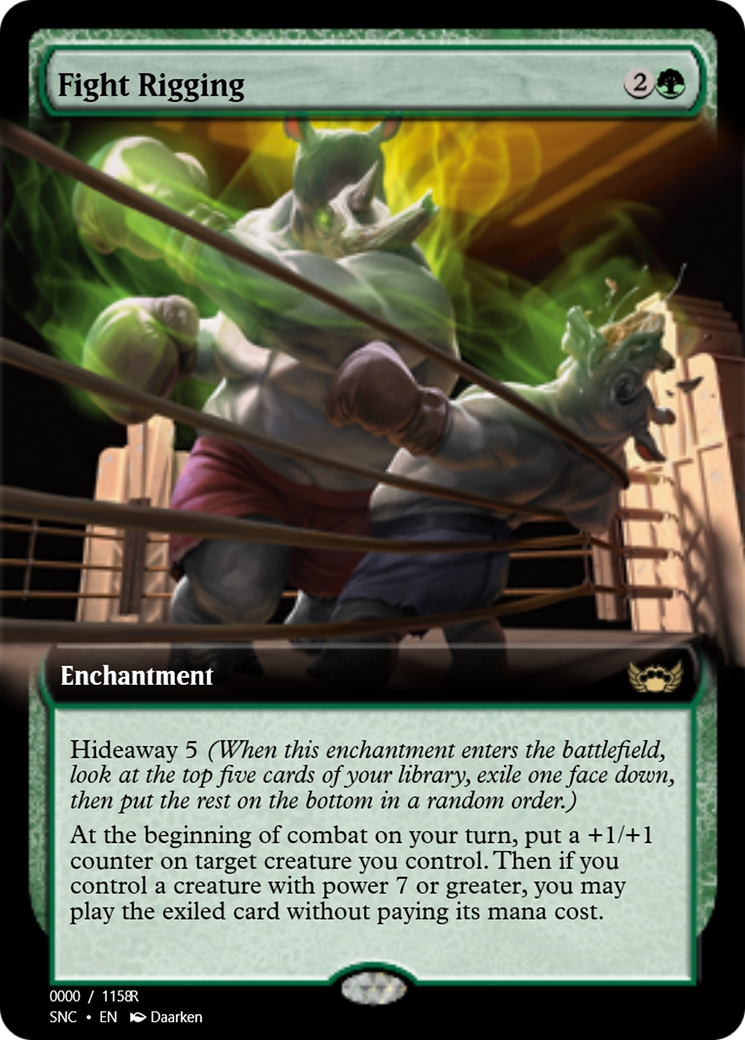 Fight Rigging (PRM-99779) - Magic Online Promos Foil