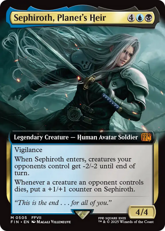 Sephiroth, Planet's Heir (FIN-505) - FINAL FANTASY: (Extended Art) Foil