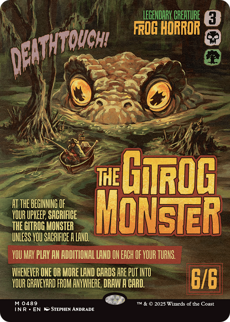The Gitrog Monster (INR-489) - Innistrad Remastered: (Showcase) (Borderless) Foil