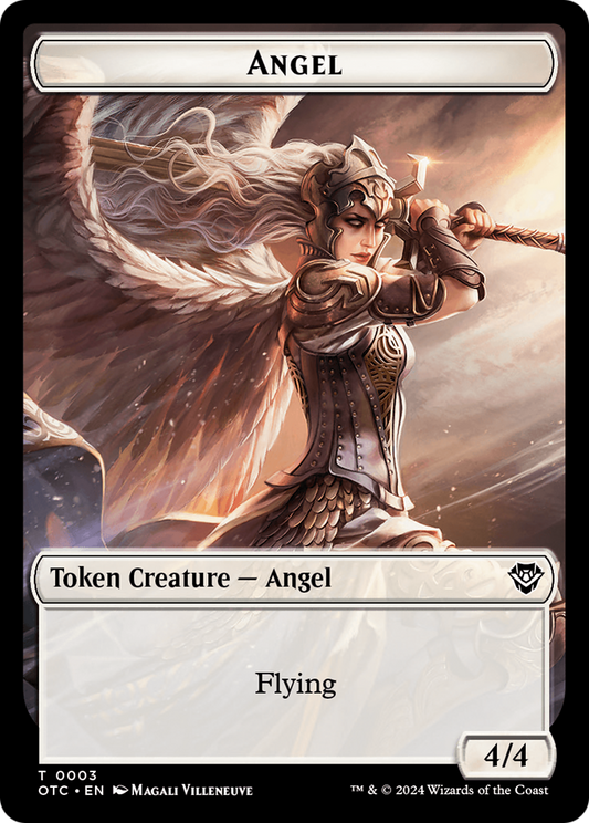 Angel (TOTC-003) - Outlaws of Thunder Junction Commander Tokens Foil