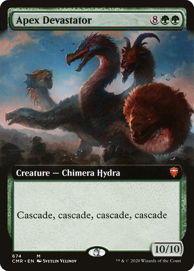 Apex Devastator (CMR-674) - Commander Legends: (Extended Art) Foil