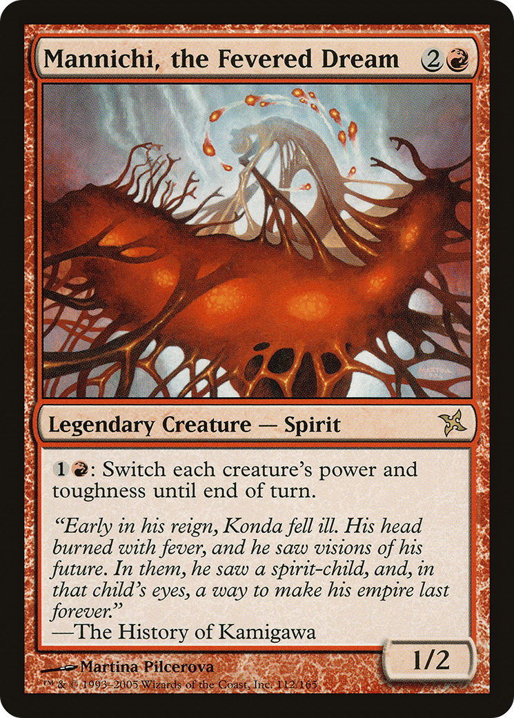 Mannichi, the Fevered Dream (BOK-112) - Betrayers of Kamigawa