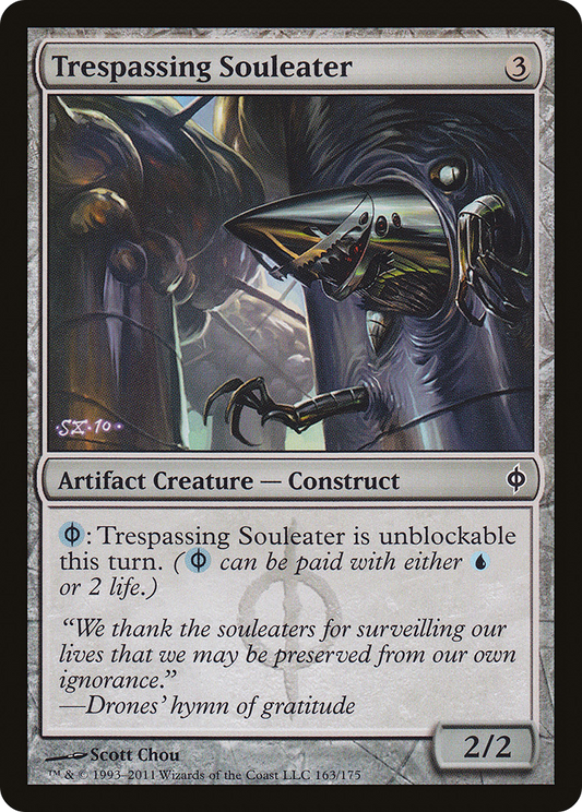 Trespassing Souleater (NPH-163) - New Phyrexia Foil