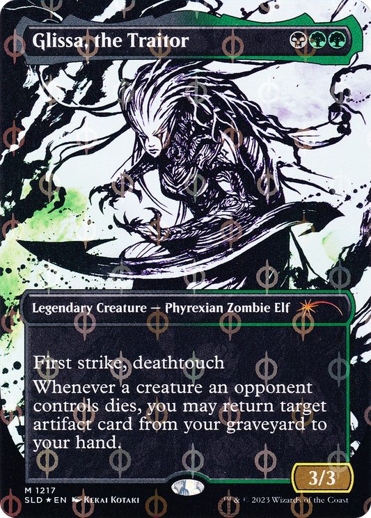 Glissa, the Traitor (SLD-1217) - Secret Lair Drop (Borderless) Foil