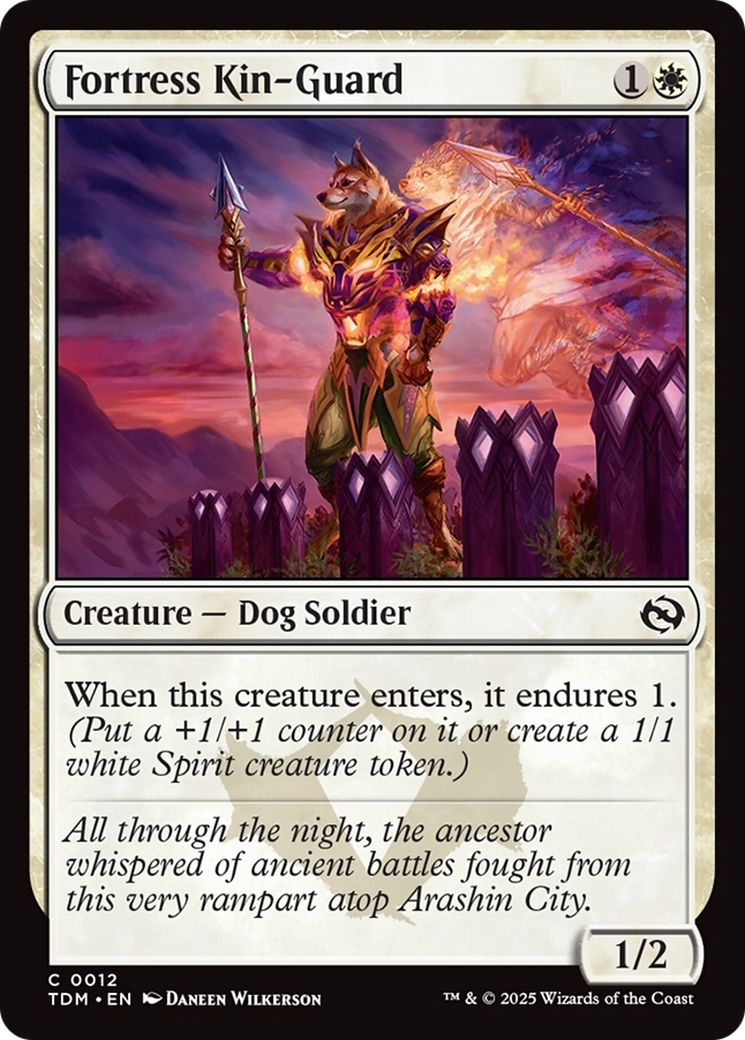 Fortress Kin-Guard (TDM-012) - Tarkir: Dragonstorm Foil